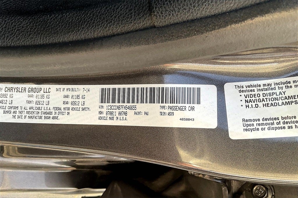 2015 Chrysler 200 Limited