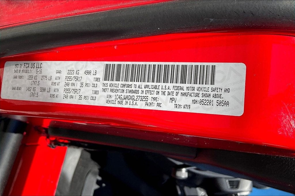 2016 Jeep Wrangler Sport