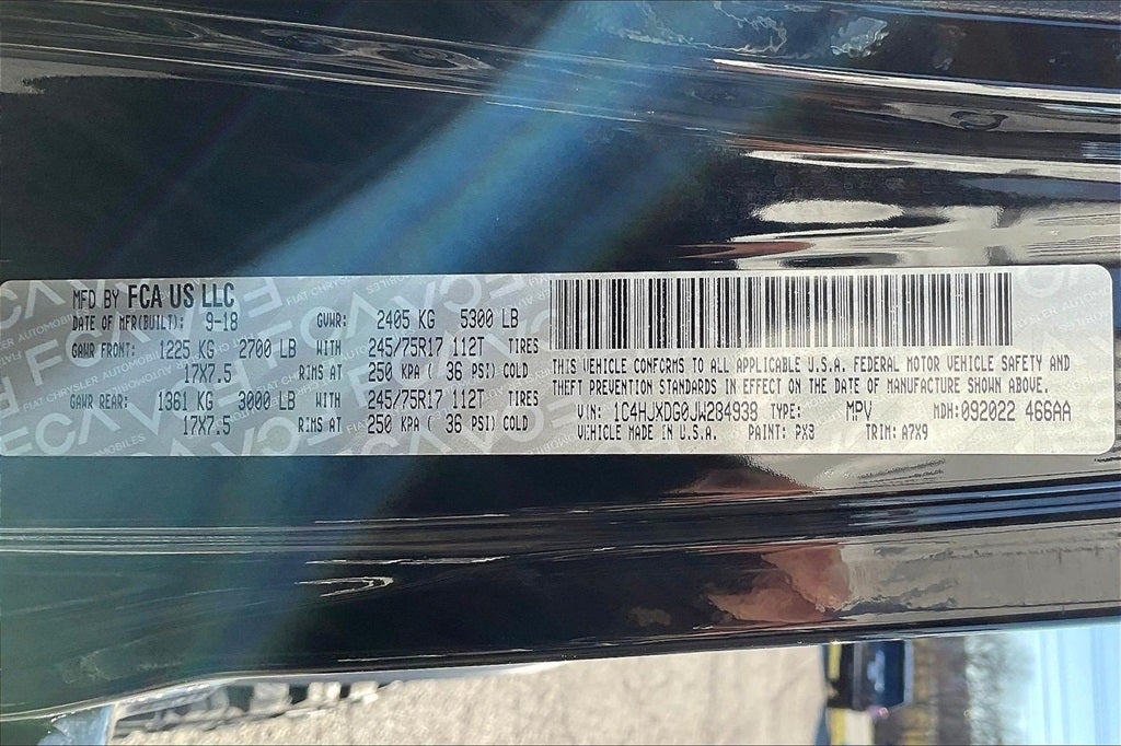 2018 Jeep Wrangler Unlimited Sport