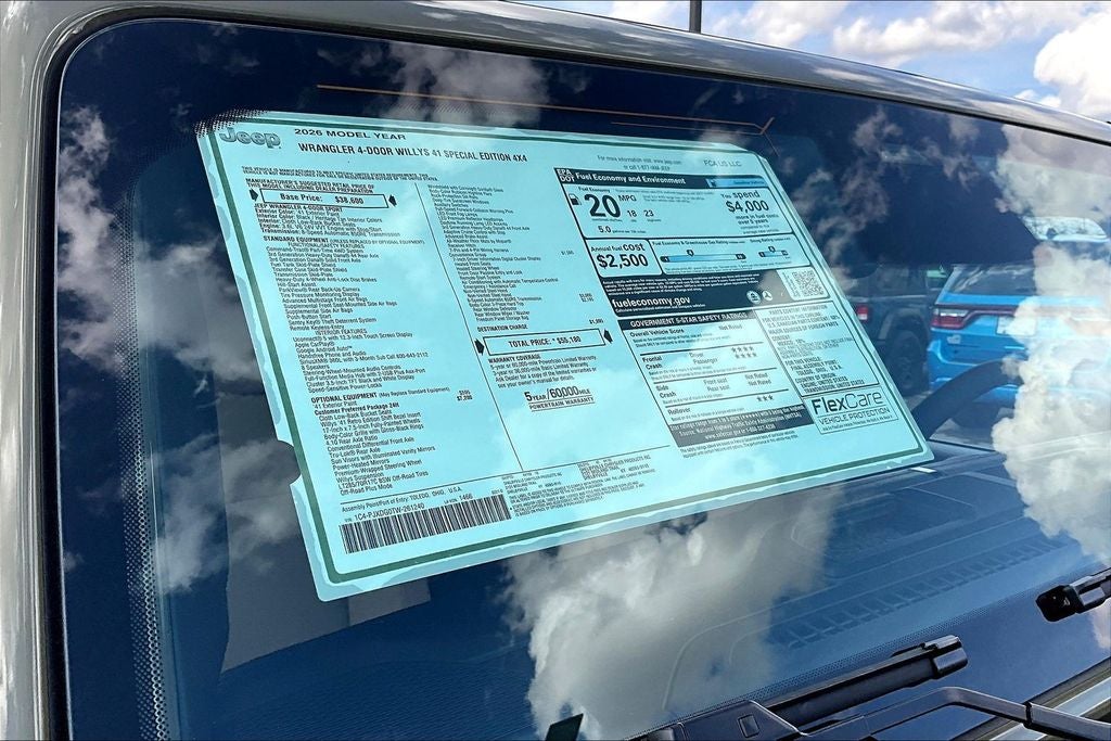 2026 Jeep Wrangler Willys