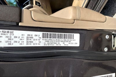 2015 Jeep Grand Cherokee Overland
