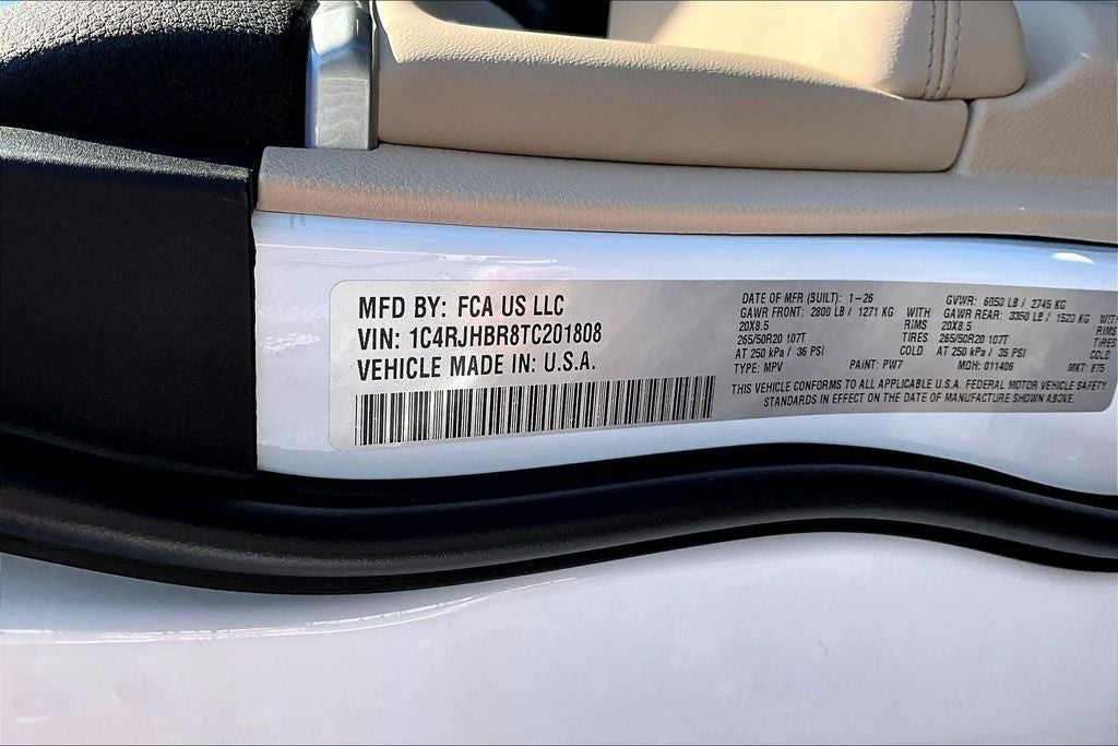 2026 Jeep Grand Cherokee Limited