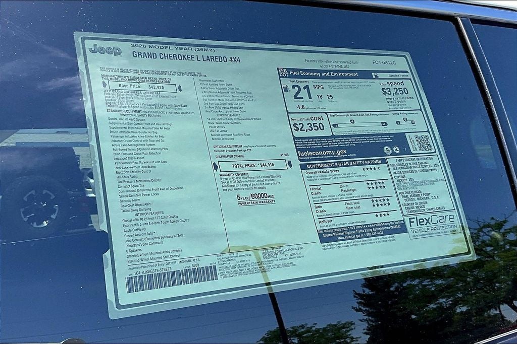 2026 Jeep Grand Cherokee L Laredo