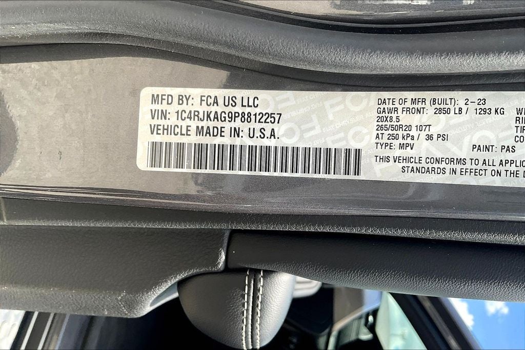 2023 Jeep Grand Cherokee L Altitude