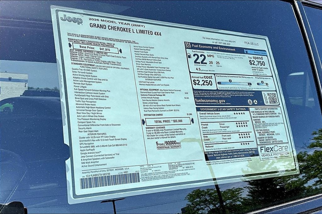 2026 Jeep Grand Cherokee L Limited