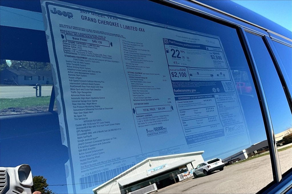 2027 Jeep Grand Cherokee L Limited