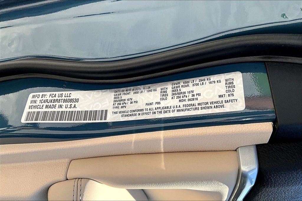 2026 Jeep Grand Cherokee L Limited