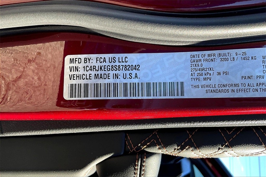 2025 Jeep Grand Cherokee L Summit