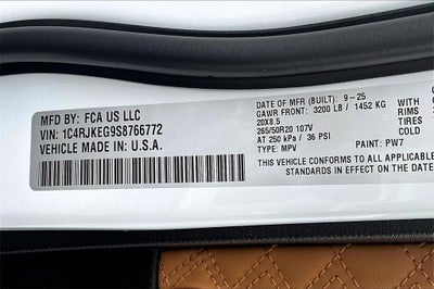 2025 Jeep Grand Cherokee L Summit