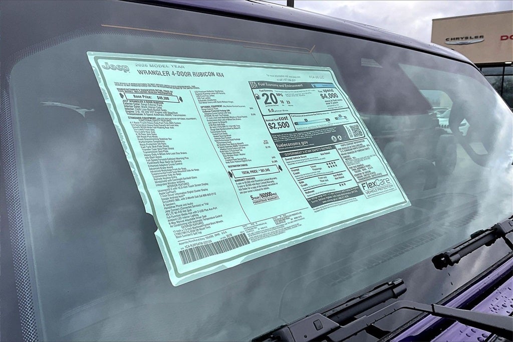2026 Jeep Wrangler Rubicon