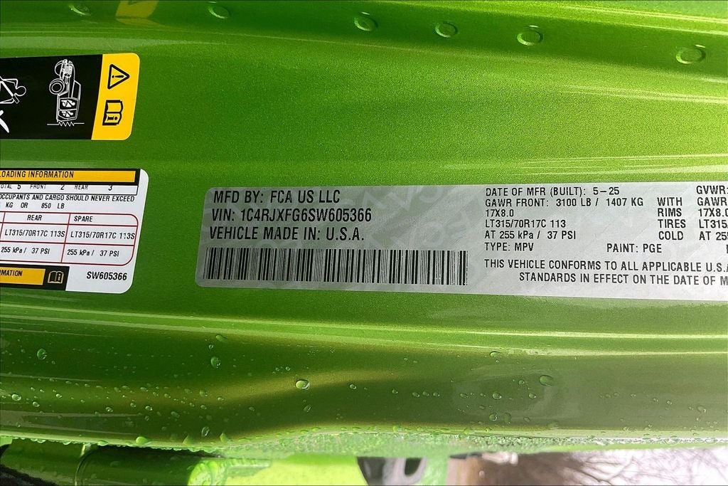 2025 Jeep Wrangler Rubicon X