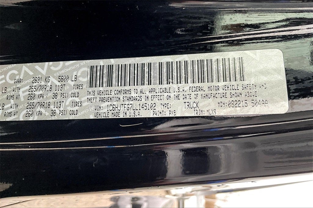 2020 Jeep Gladiator Overland