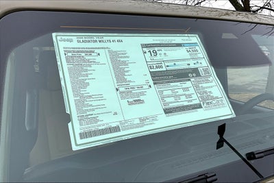 2026 Jeep Gladiator GLADIATOR WILLYS '41 4X4