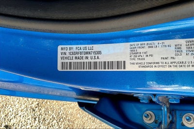 2021 RAM 1500 Big Horn/Lone Star
