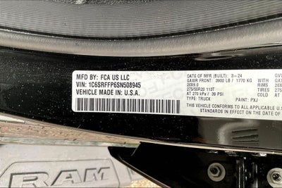 2025 RAM 1500 Big Horn/Lone Star
