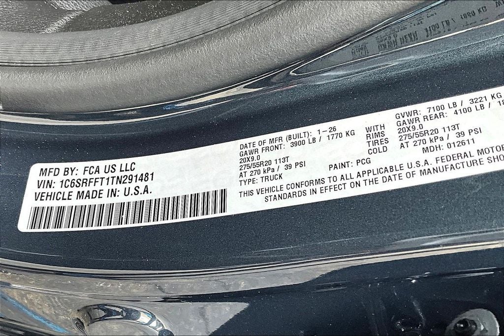 2026 RAM 1500 Big Horn/Lone Star