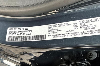 2026 RAM 1500 Big Horn/Lone Star