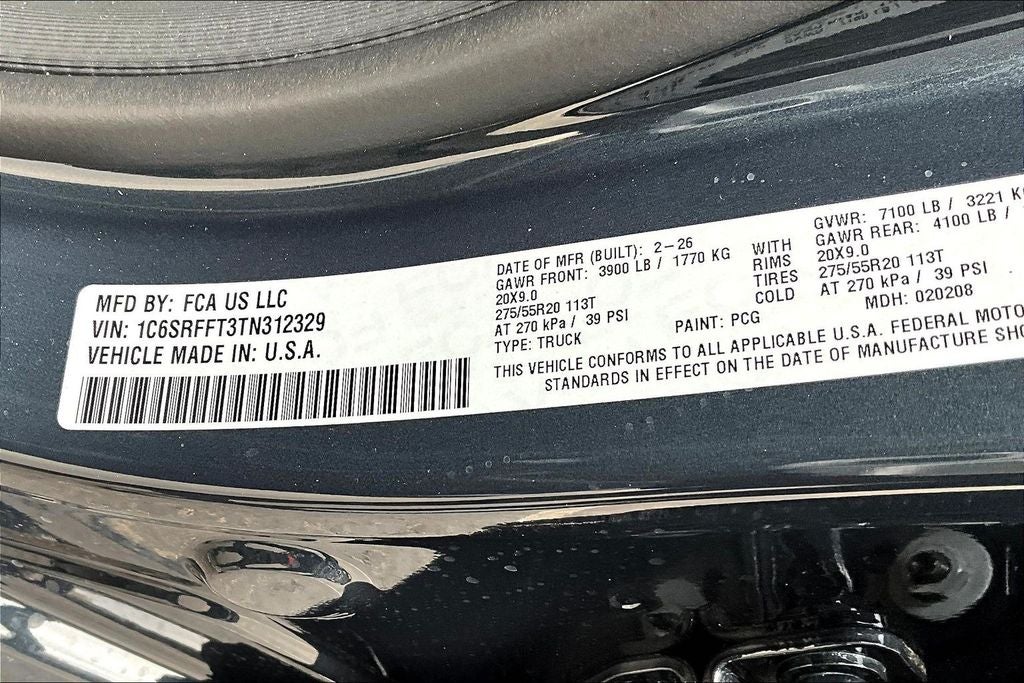 2026 RAM 1500 Big Horn/Lone Star