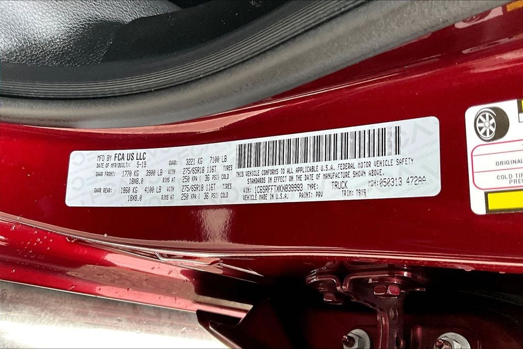 2019 RAM 1500 Big Horn/Lone Star