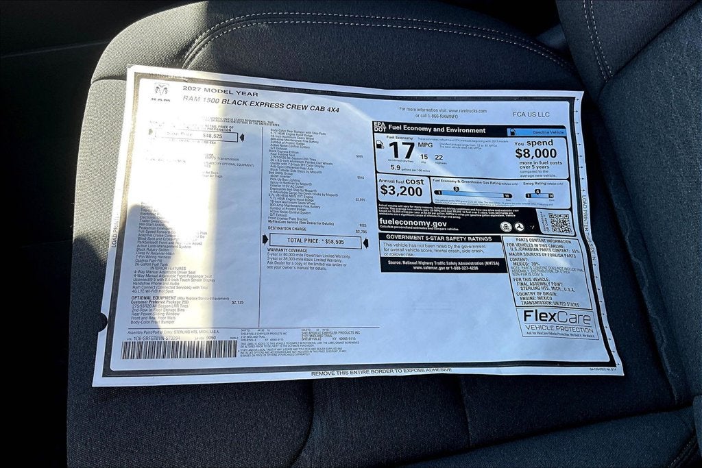 2027 RAM 1500 Express