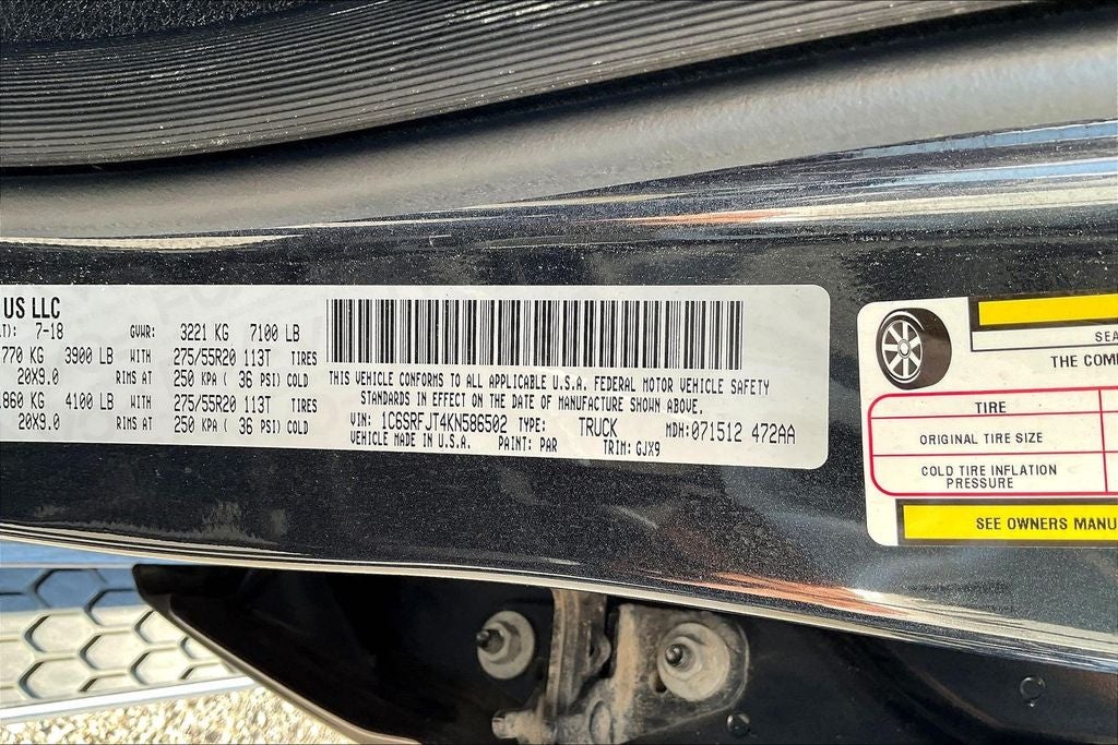 2019 RAM 1500 Laramie