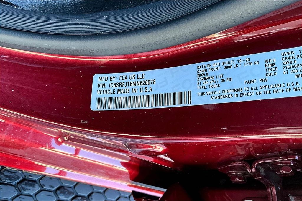 2021 RAM 1500 Laramie