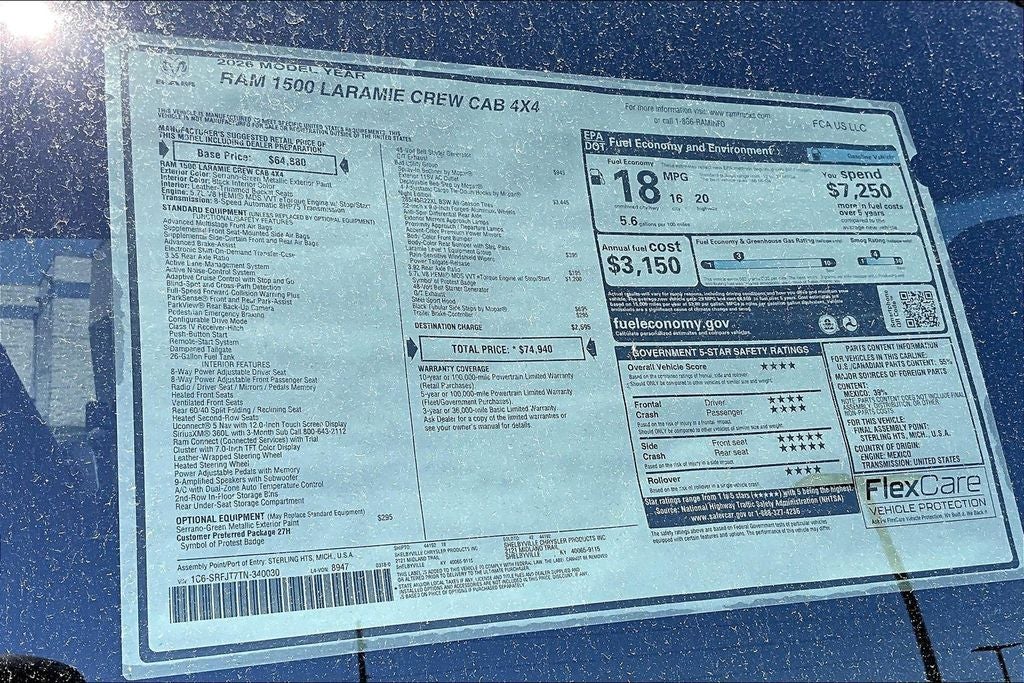 2026 RAM 1500 Laramie