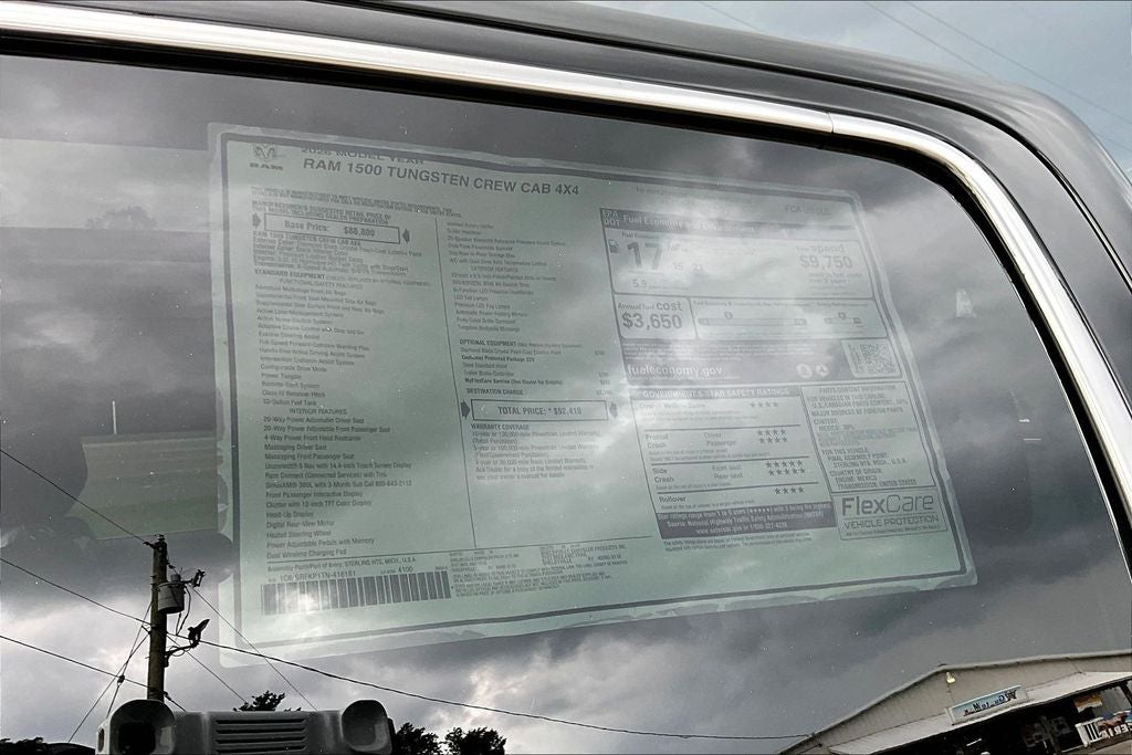 2026 RAM 1500 Tungsten