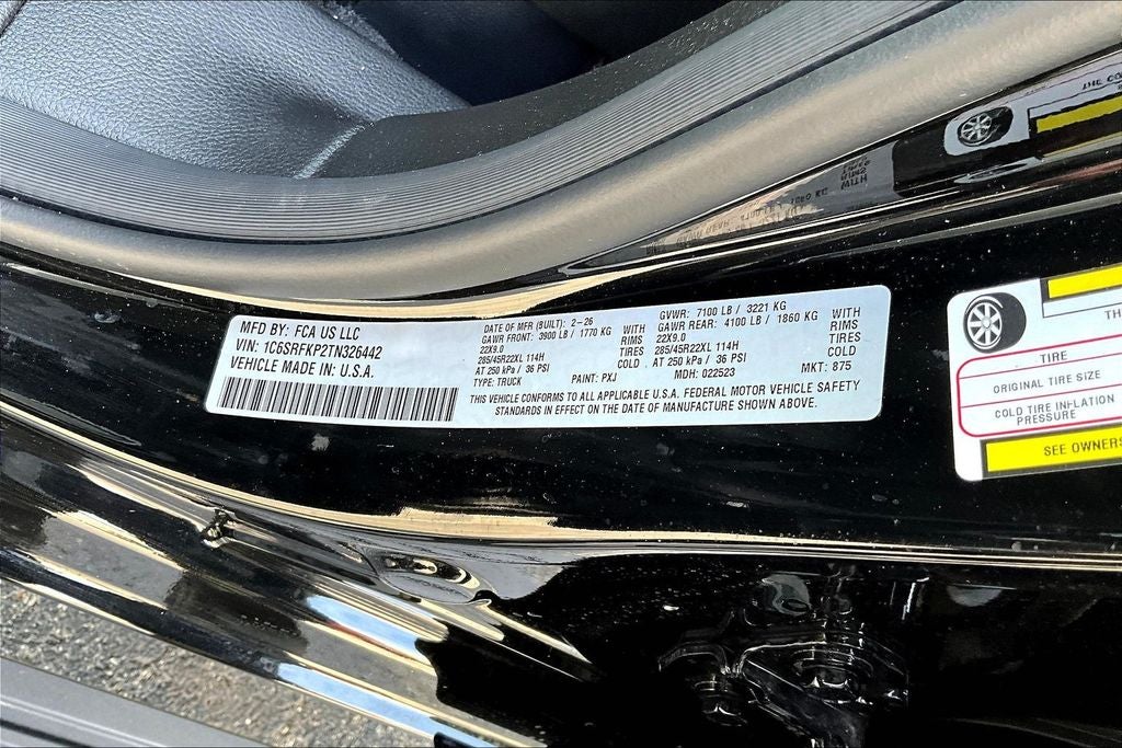 2026 RAM 1500 Tungsten