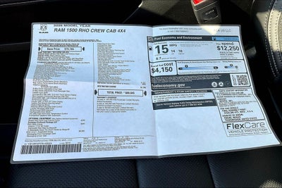 2026 RAM 1500 RHO