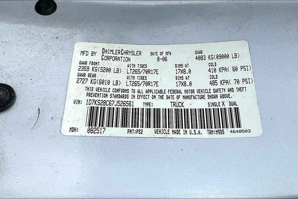 2007 Dodge Ram 2500 SLT