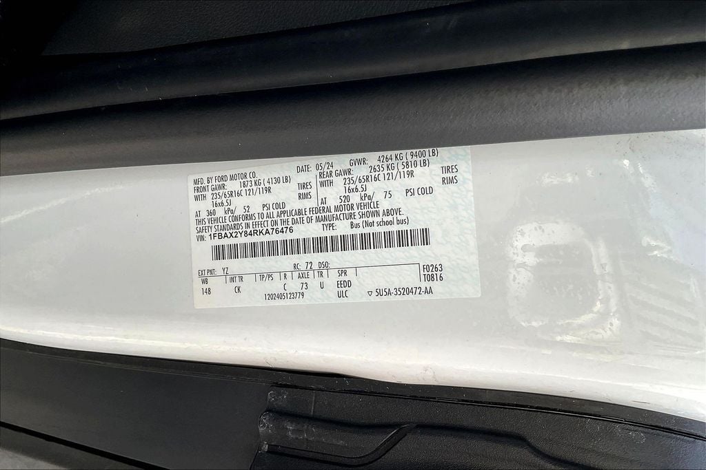 2024 Ford Transit-350 XLT