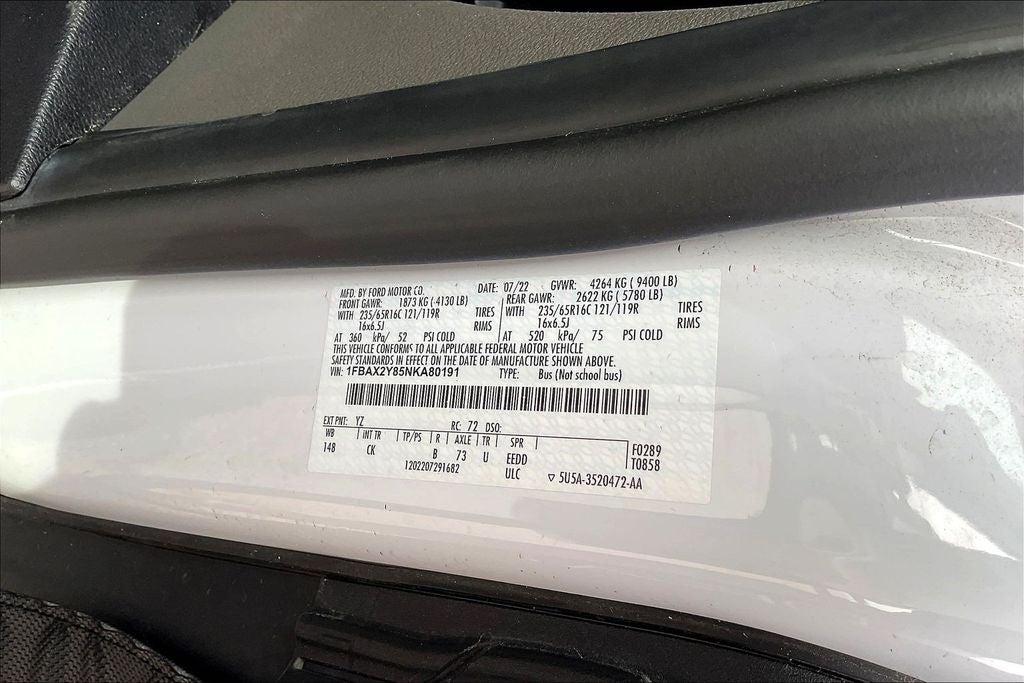 2022 Ford Transit-350 XLT