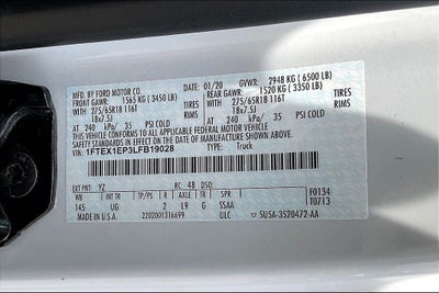 2020 Ford F-150 XLT