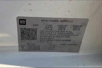 2025 Chevrolet Silverado 2500HD LT