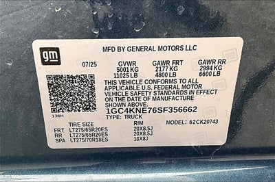 2025 Chevrolet Silverado 2500HD LT