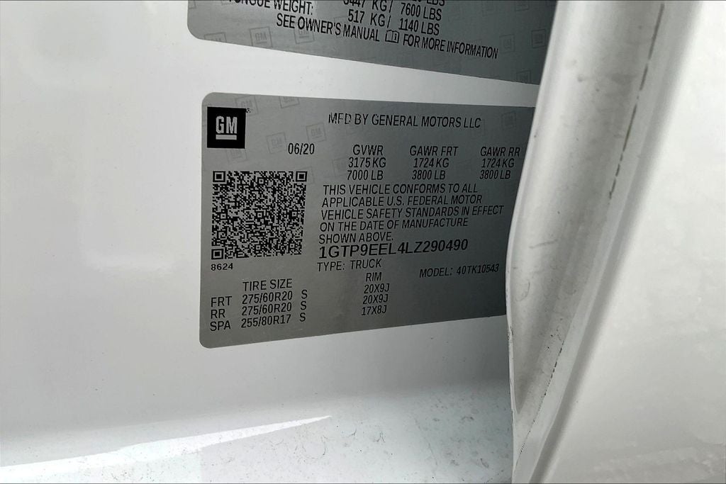 2020 GMC Sierra 1500 AT4