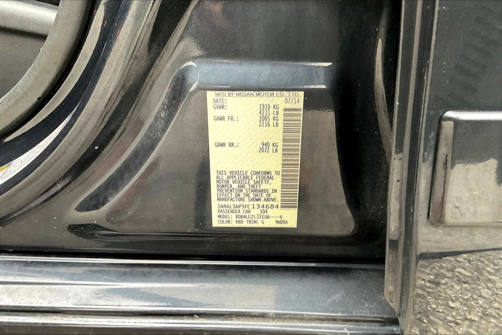 2015 Nissan Altima 2.5 S