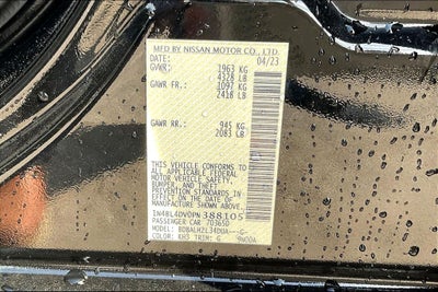 2023 Nissan Altima 2.5 SV