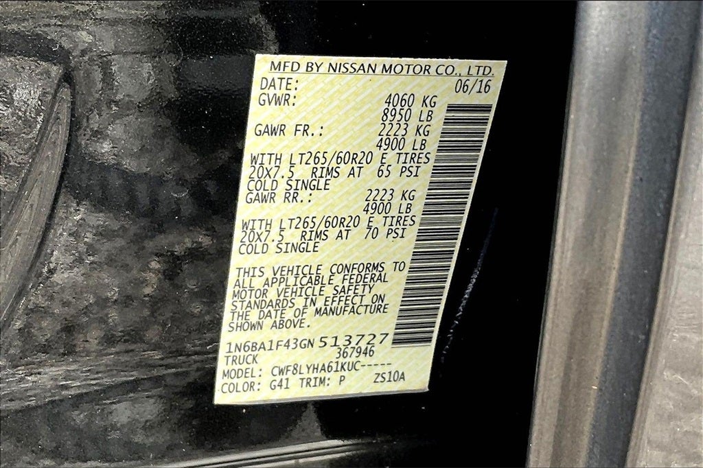 2016 Nissan Titan XD Platinum Reserve