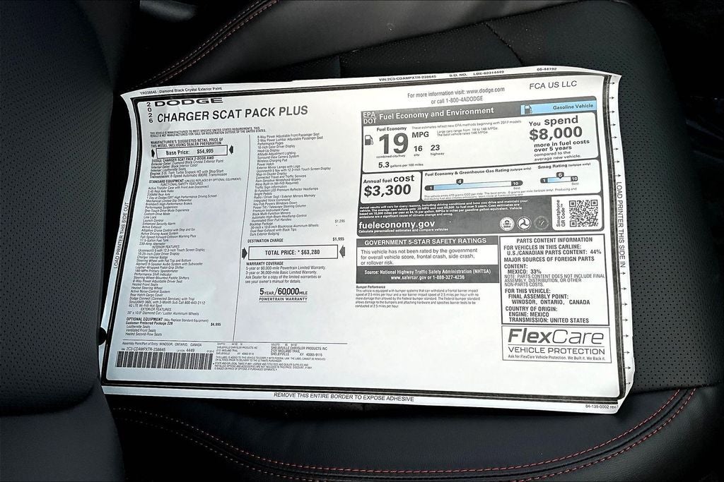 2026 Dodge Charger R/T Scat Pack