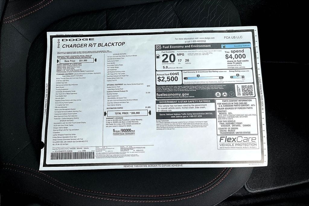 2026 Dodge Charger R/T