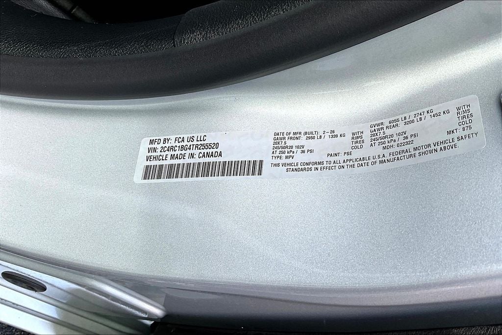 2026 Chrysler Pacifica Select