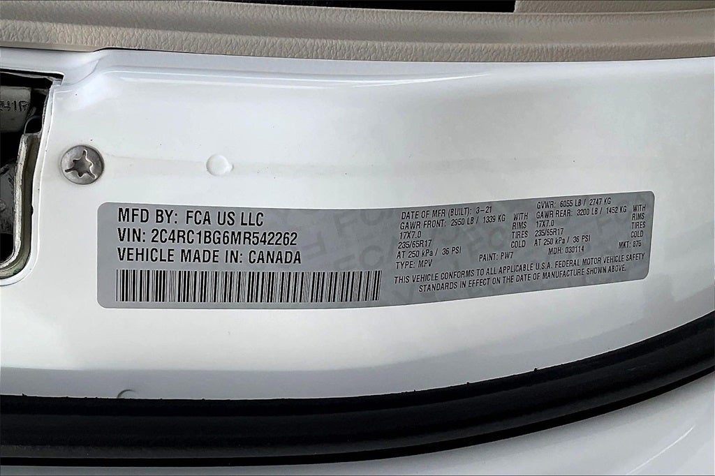 2021 Chrysler Pacifica Touring L