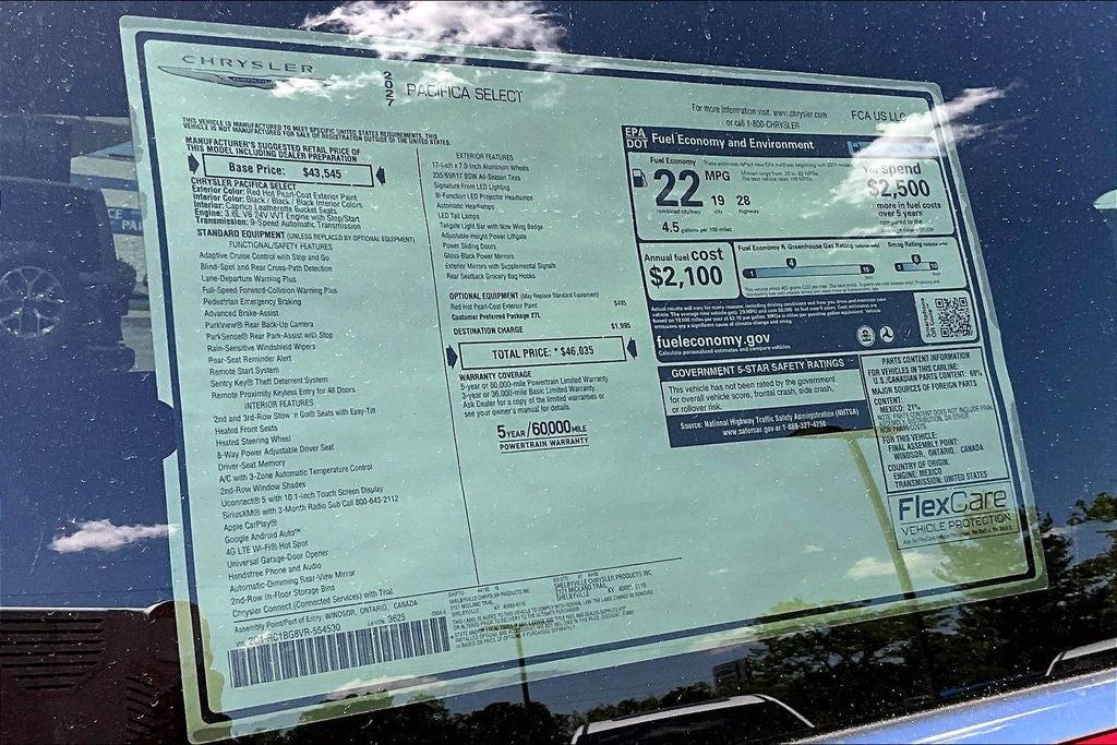 2027 Chrysler Pacifica Select