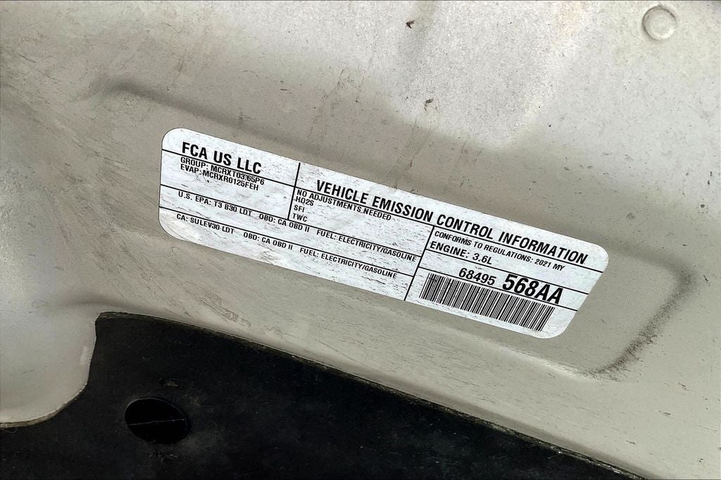 2021 Chrysler Pacifica Hybrid Touring L