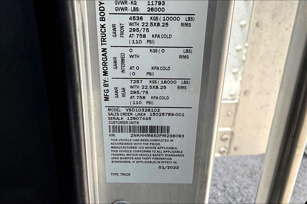 2023 Kenworth Construction T270 Base