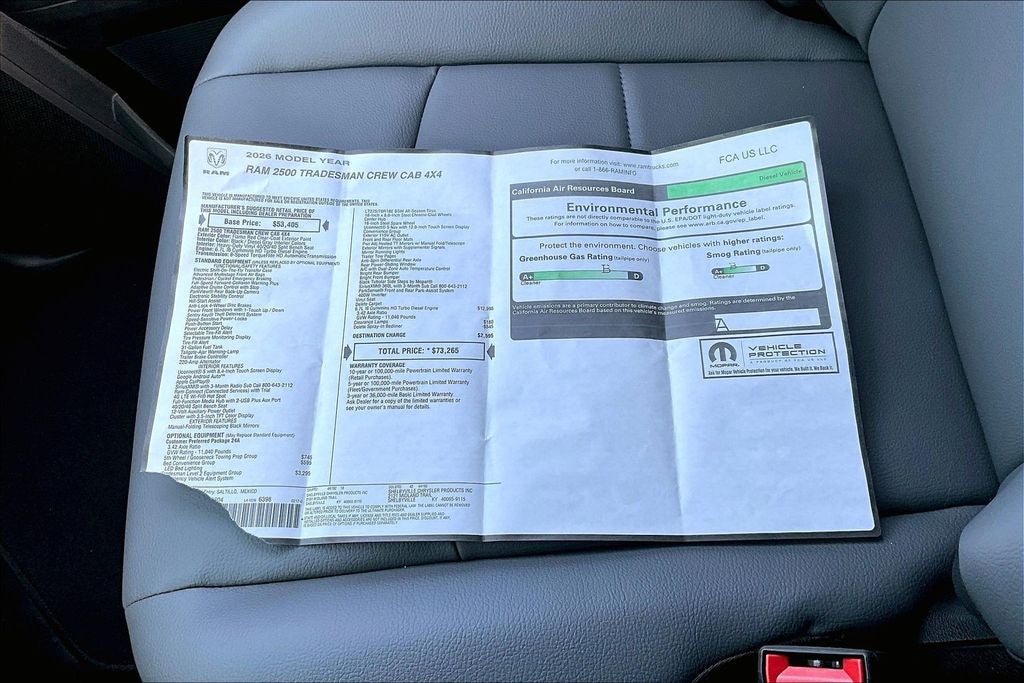 2026 RAM 2500 Tradesman
