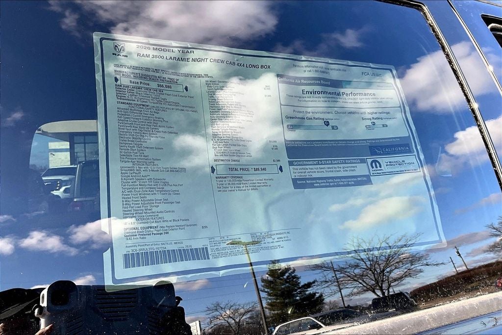 2026 RAM 3500 Laramie