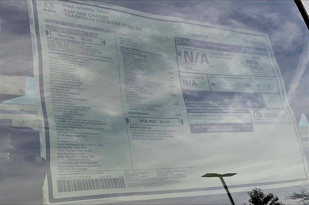 2026 RAM 3500 Tradesman